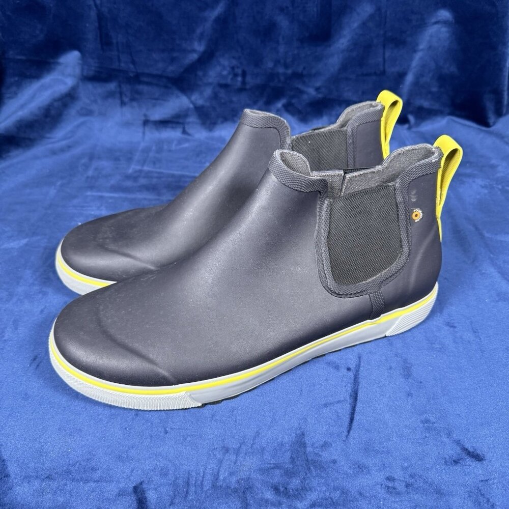 Bogs Kicker Rain Chelsea II Men's Rain Boots, Navy, Men's 12 0379
